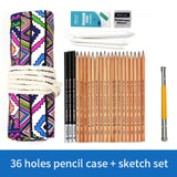 Sketch set pencil storage full set of adult sketch painting tool set beginner sketch drawing art  supplies